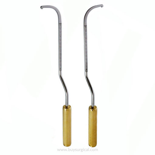 Agris-Dingman Submammary Dissector, Set Of 2, Right & Left, Extra-Long, 16" (40.6 Cm)